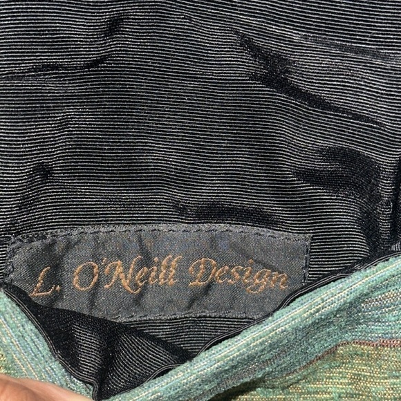 L. Neil Design Green Brown Small crossbody Purse - Picture 5 of 6